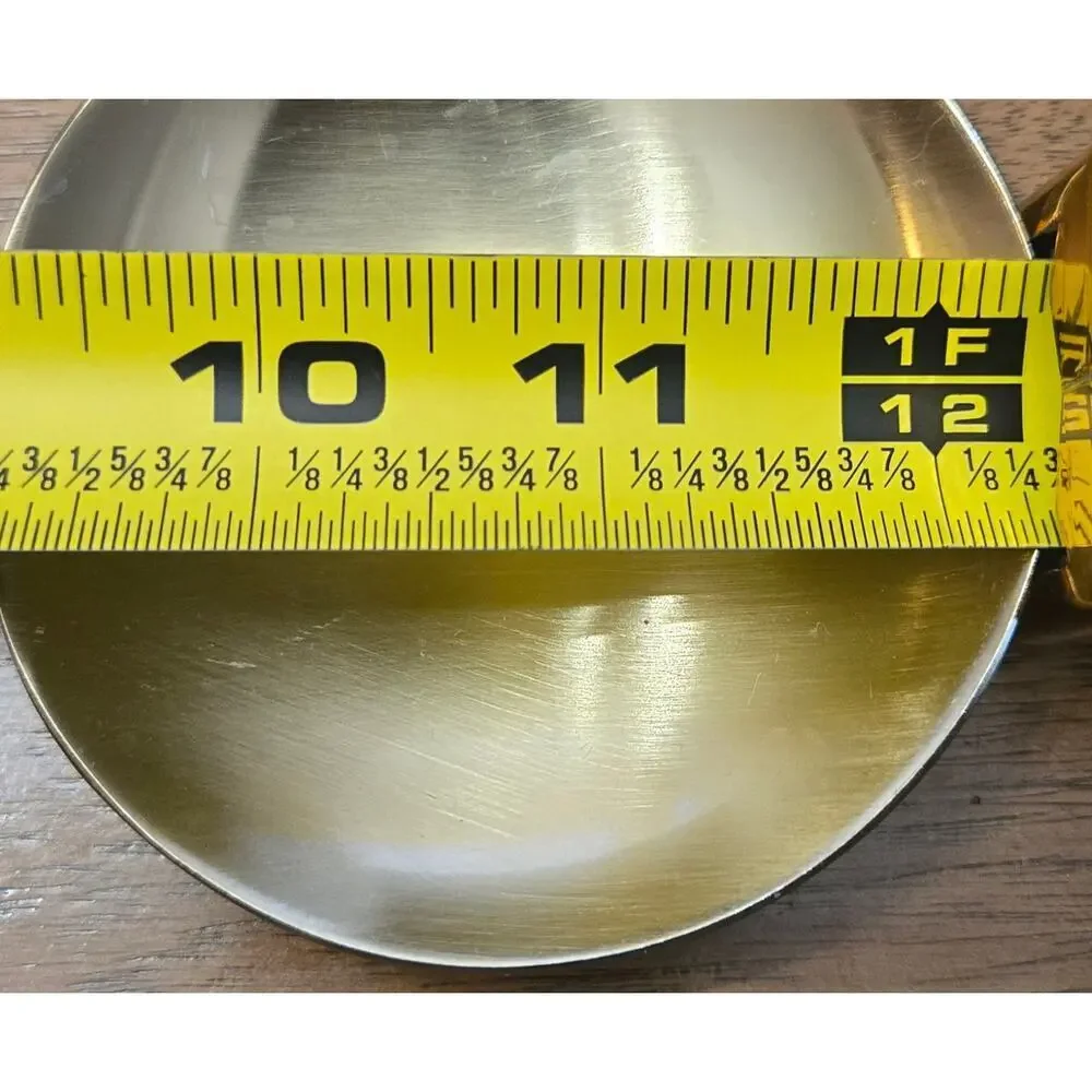 Godinger Snowy Marble Gold Plated Stainless  Salad Servers